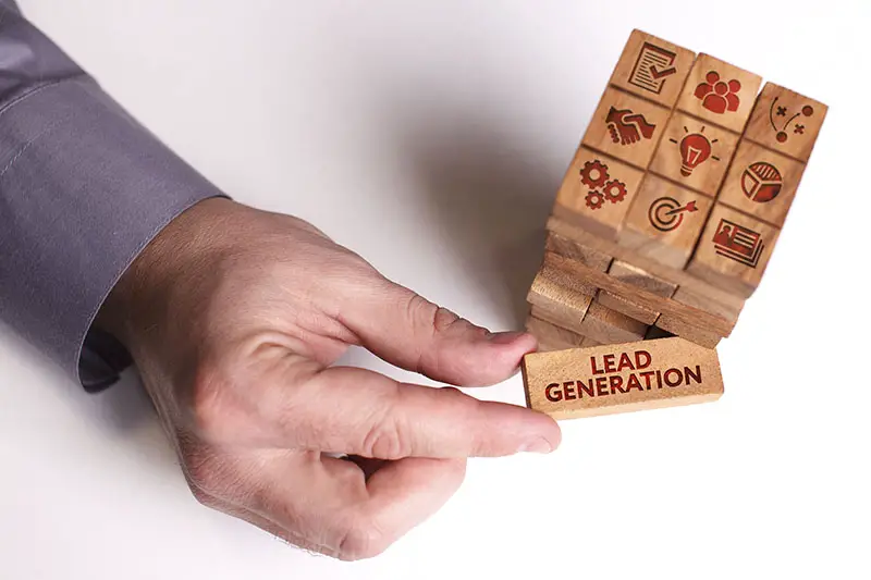 Lead generation, marketing funnel and selling strategy vector illustration.