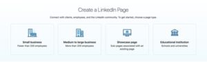 Create a Linkedin page